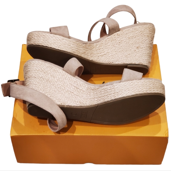 NIB Womens generic 3 inch wedges Size 10 color taupe - Picture 4 of 7